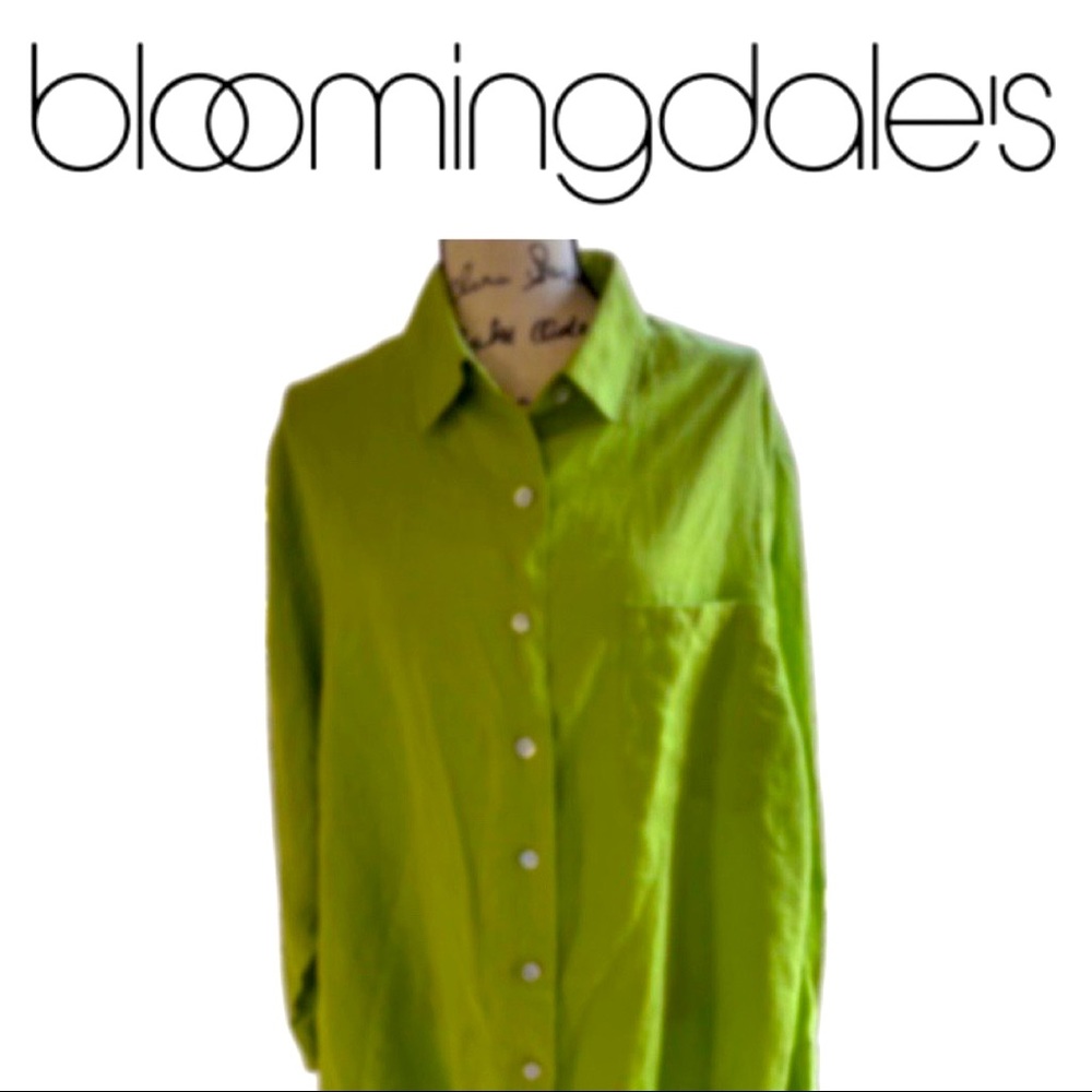 Bloomingdale's Green Tunic Top